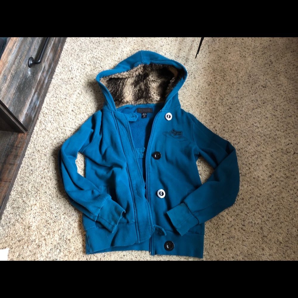 Fox zip hoodie
